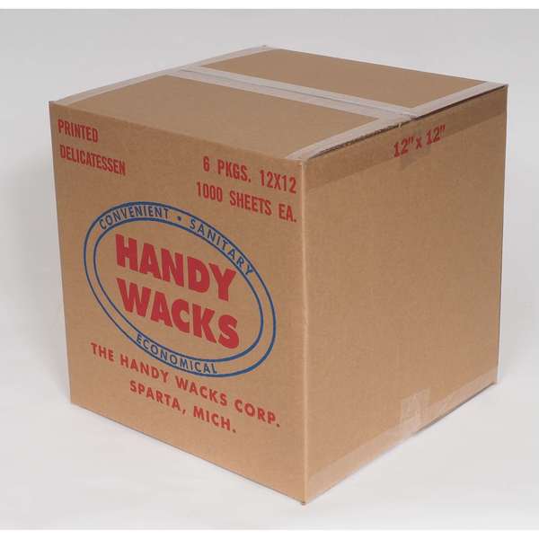 Handy Wacks Handy Wacks Red Gingham 12"x12" Sandwich Wrap, PK6000 FDP12RG